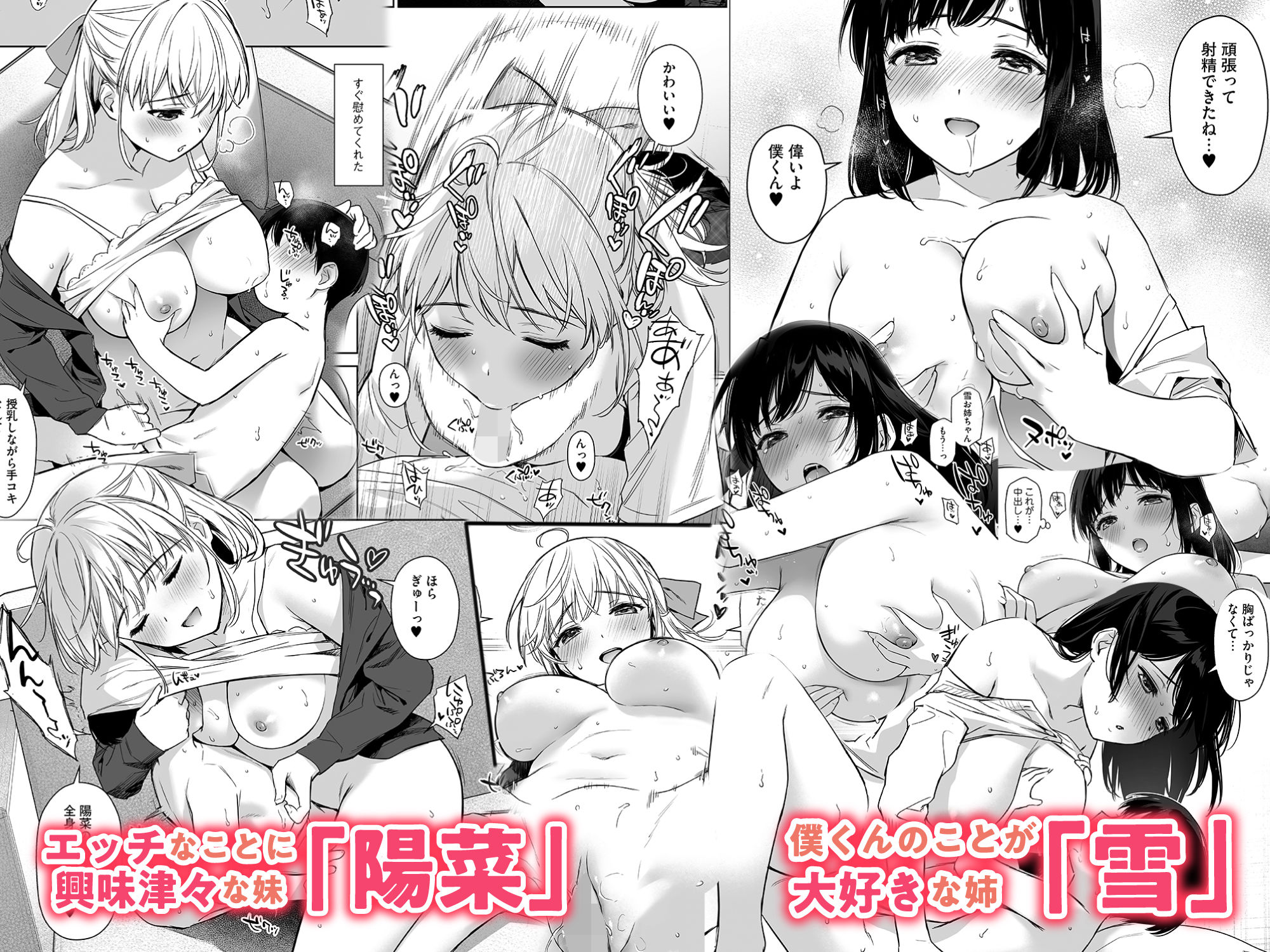 ないしょのはじめて 〜数年ぶりに逢った親戚の美人JK姉妹にエッチの手解きされちゃいます〜 画像3