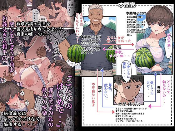農家の嫁と絶倫義父〜嫁いだ先で待っていたのは手取り足取り種付け調教される日々でした〜 画像1
