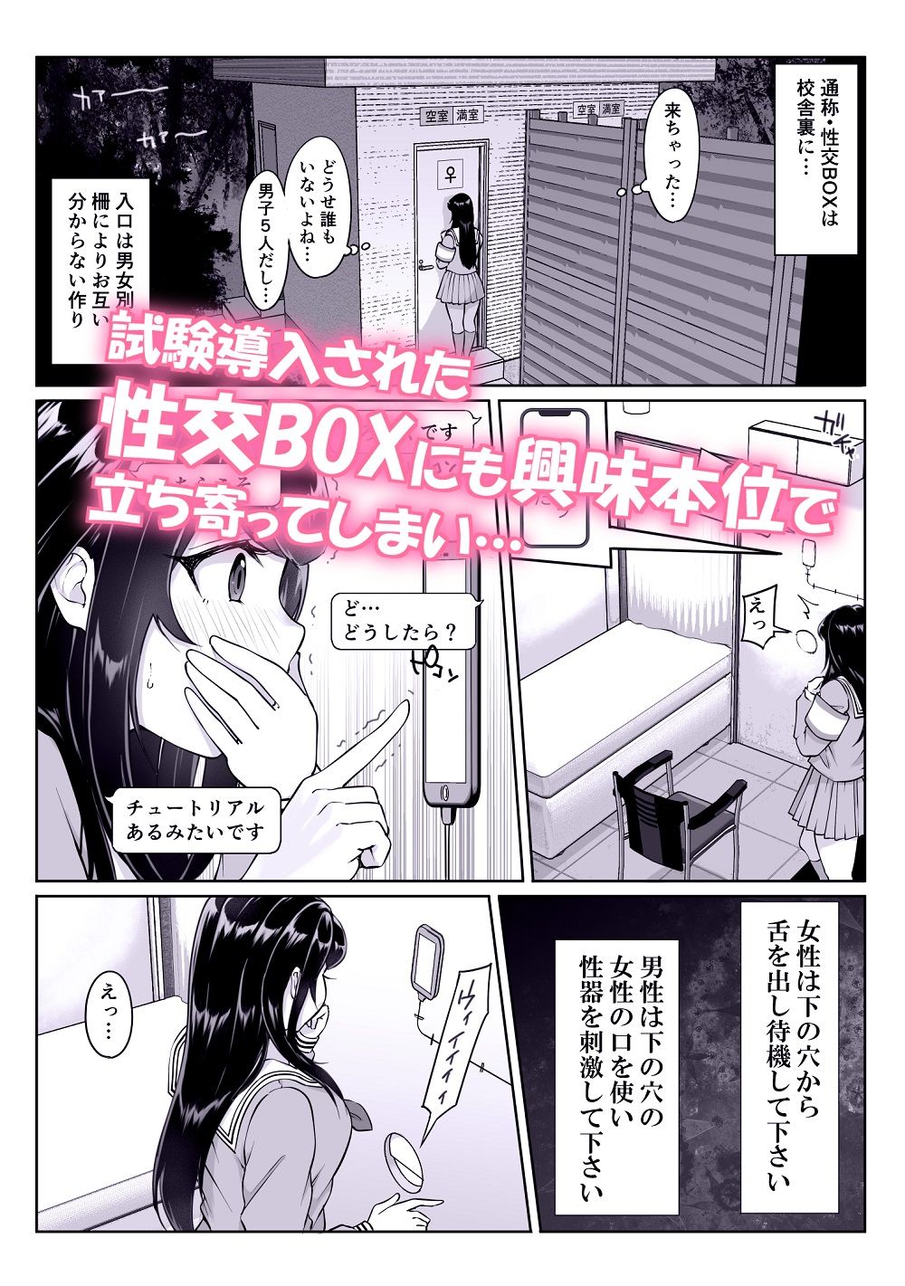 匿名性交BOX #1風紀委員長 画像4