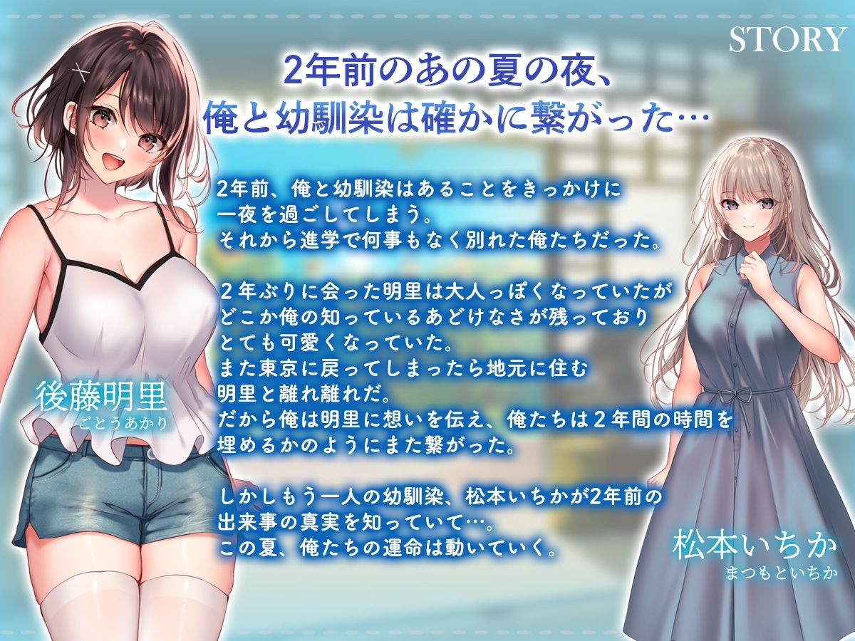 夏の夜、汗だくのまま幼馴染と交じり合った。 画像2