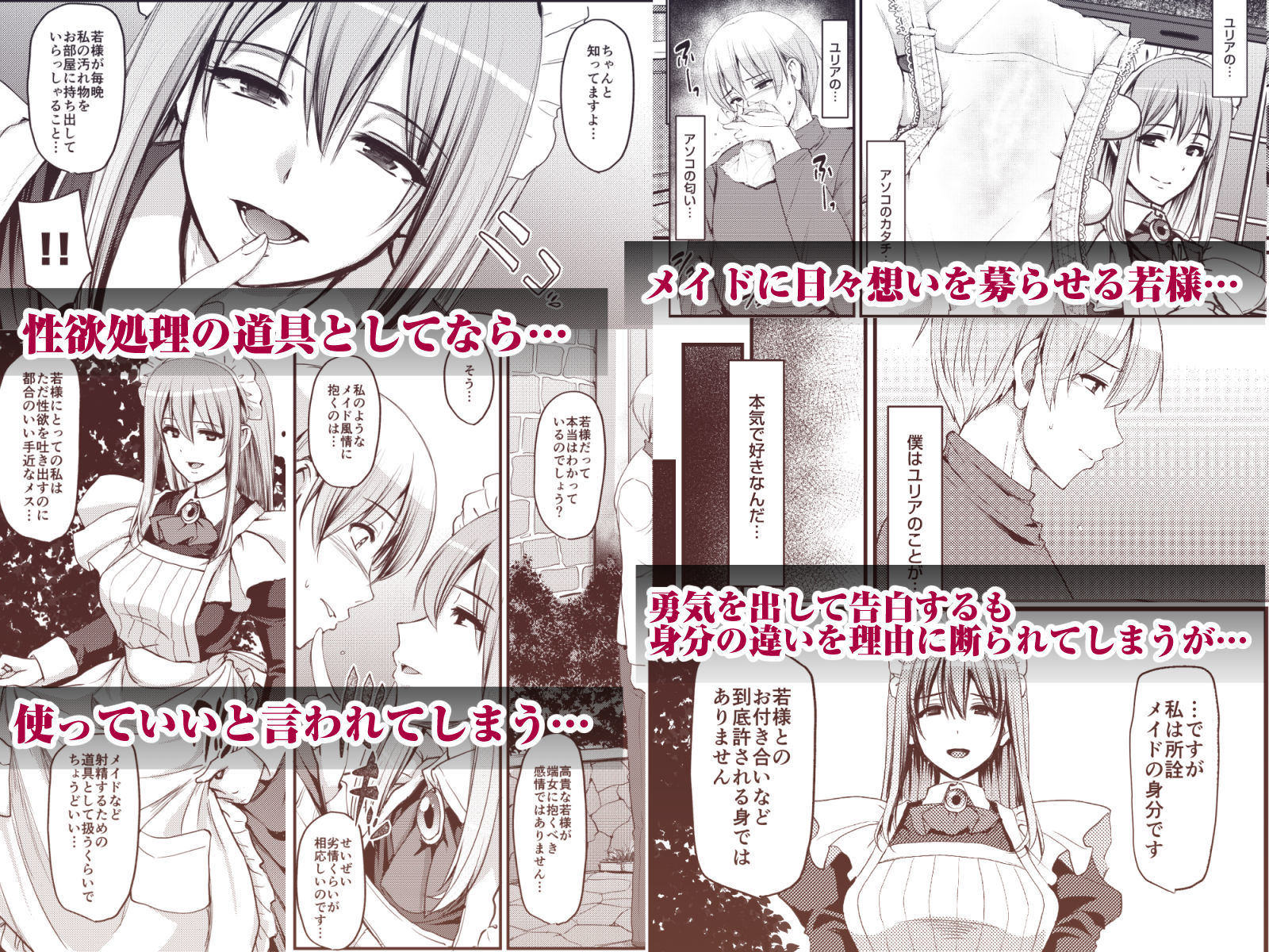 淫靡に薫るメイドの花弁が僕を今宵も狂わせる。 画像2