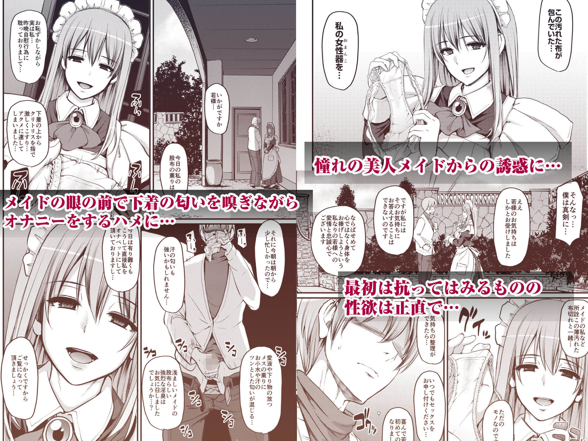 淫靡に薫るメイドの花弁が僕を今宵も狂わせる。 画像3