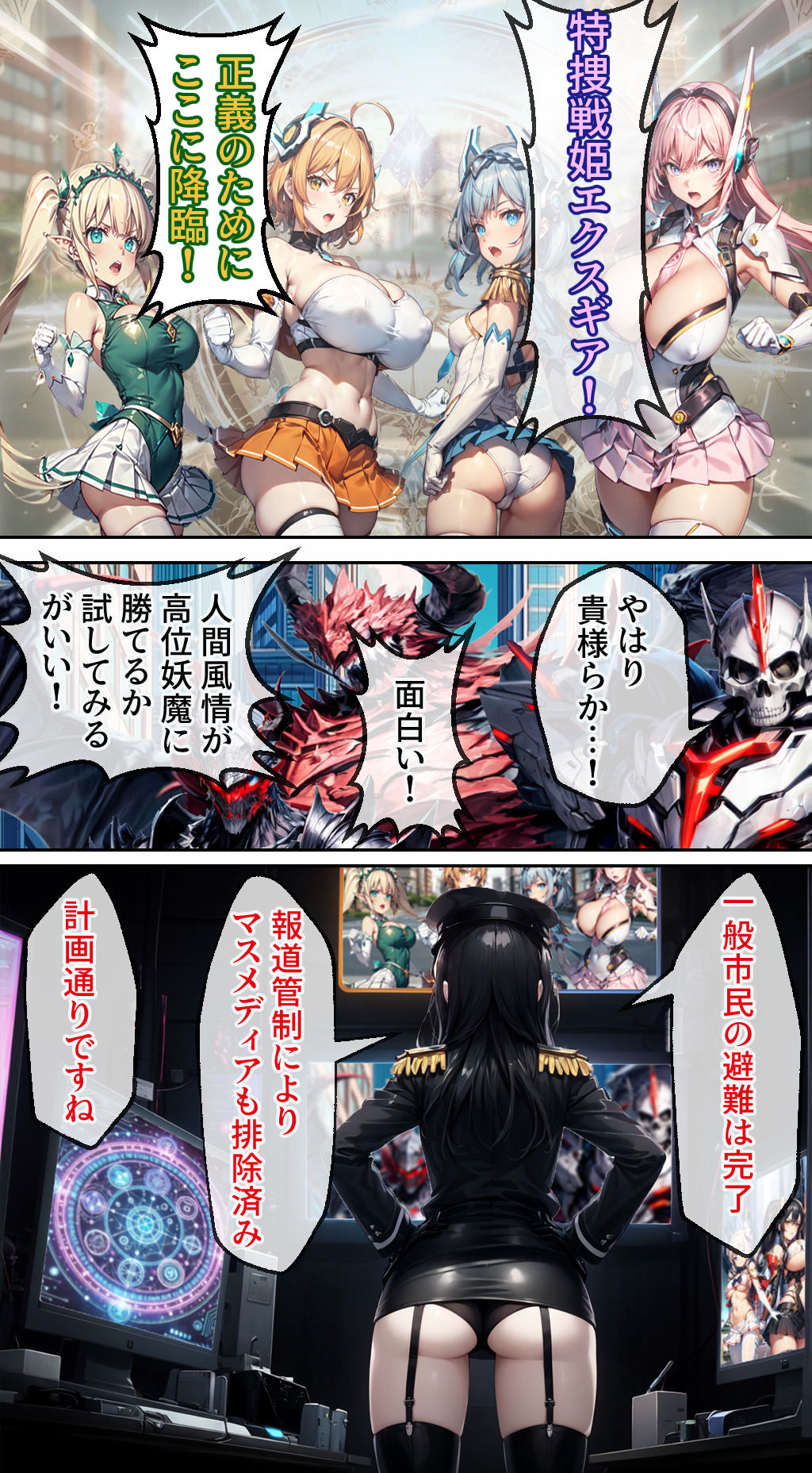 特捜戦姫エクスギア 〜変身ヒロイン公開調教!クズ市民の逆襲!〜 画像1