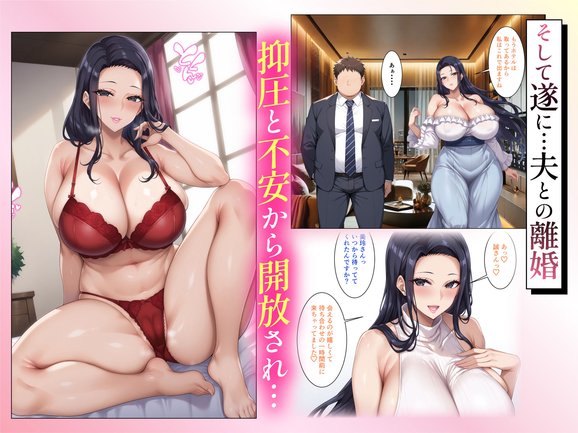 マッチングアプリで出会った人妻たちをクズ夫から奪い幸せにするお話1 画像8