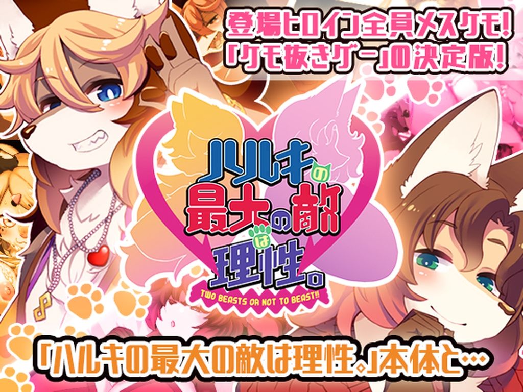 ハルキの最大の敵は理性。ドスケベメスケモコンプリートパック! 画像1