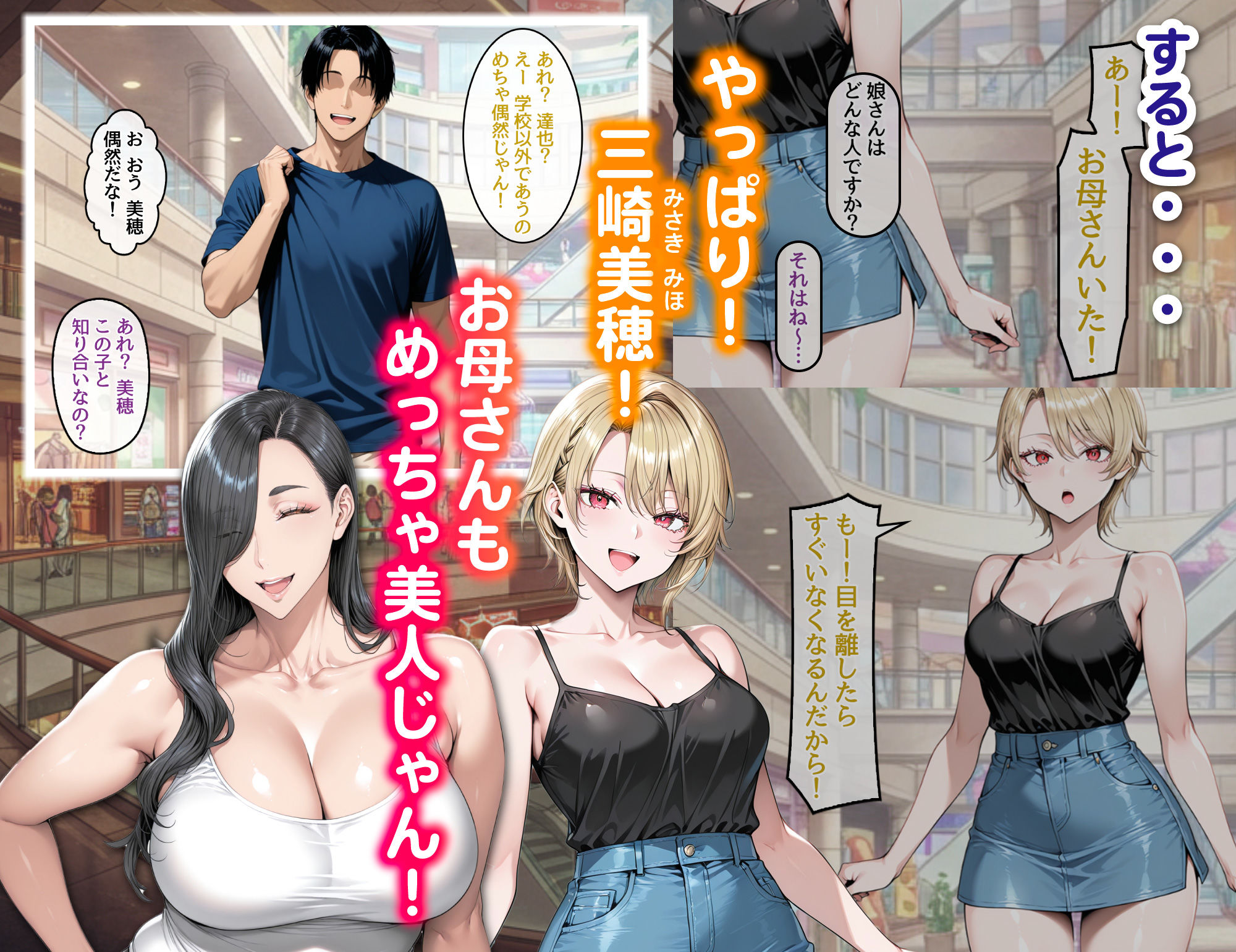 どスケベなオバサンが娘の堕とし方を教えてあげる1 画像3