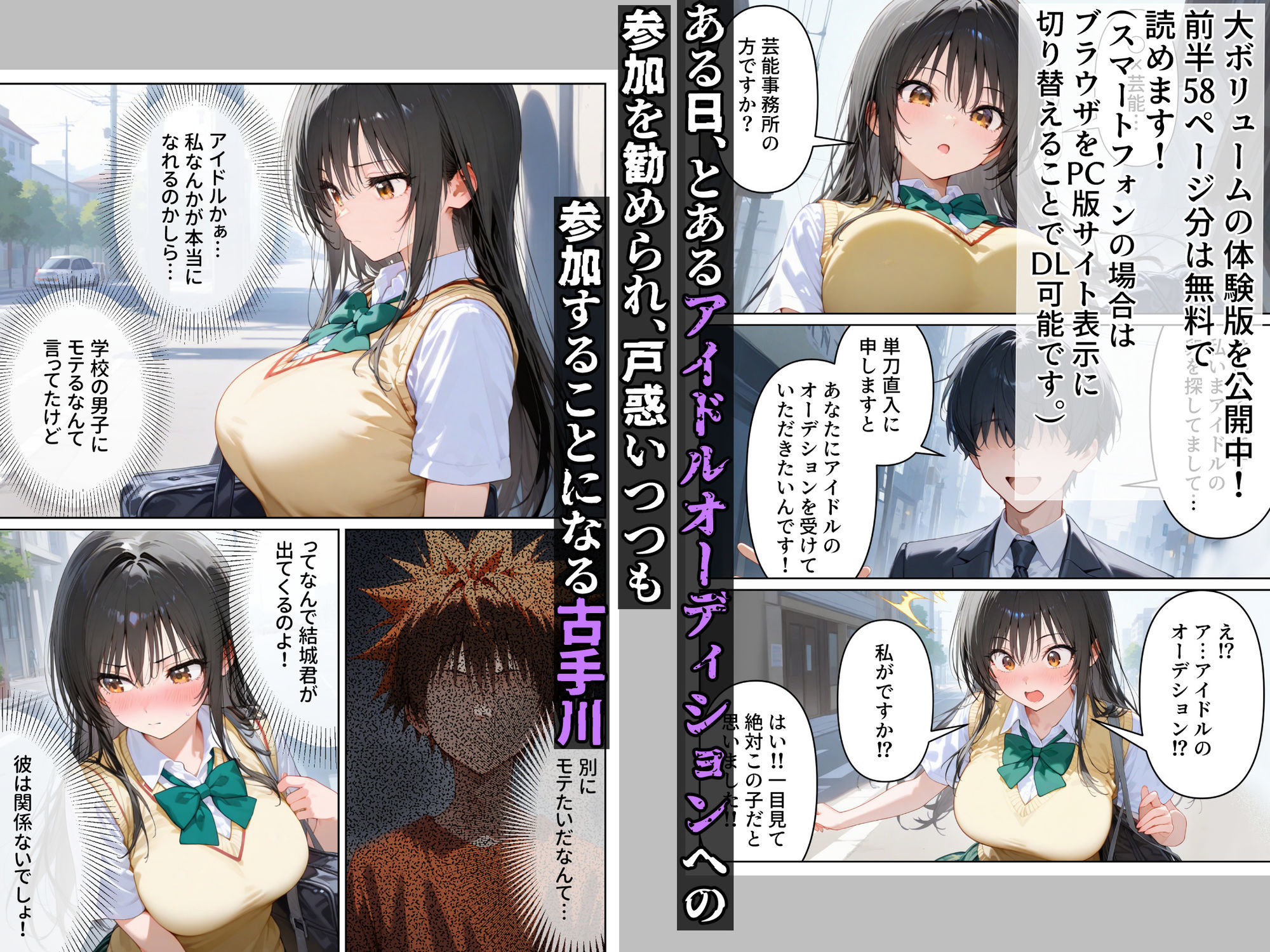 恥辱!屈辱!ヤりすぎアイドルオーディション 古手川〇編 画像1