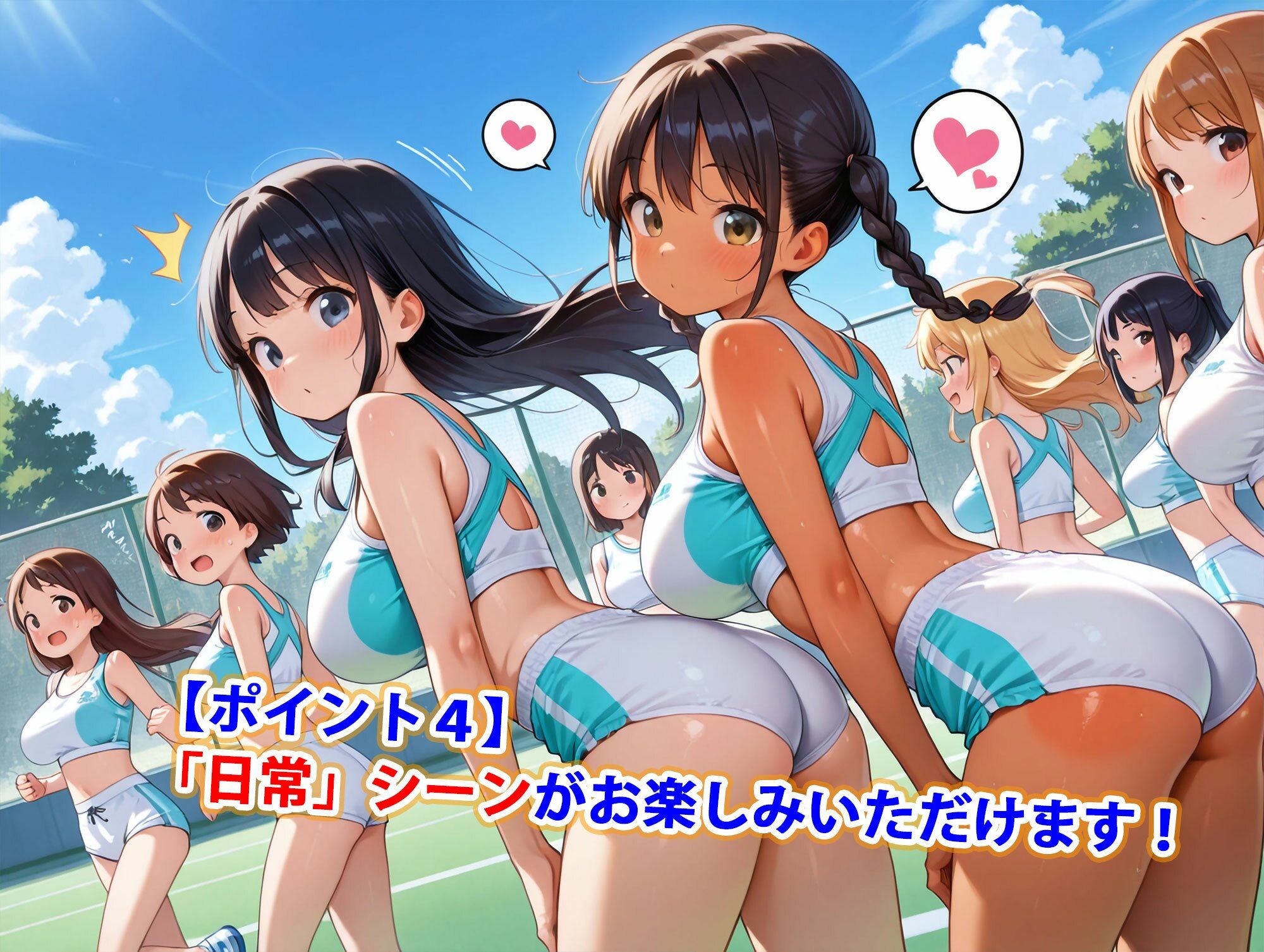 真巨乳ハーレム学園陸上部のスポーツ少女編 画像5