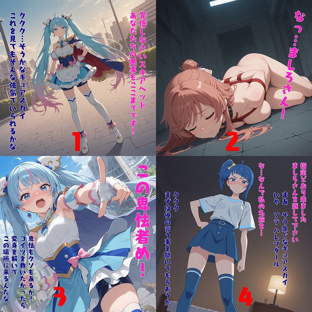 (プ◯キュア)ヒーロー廃業〜正義女子がビッチになるまで〜(NTR作品) 画像1