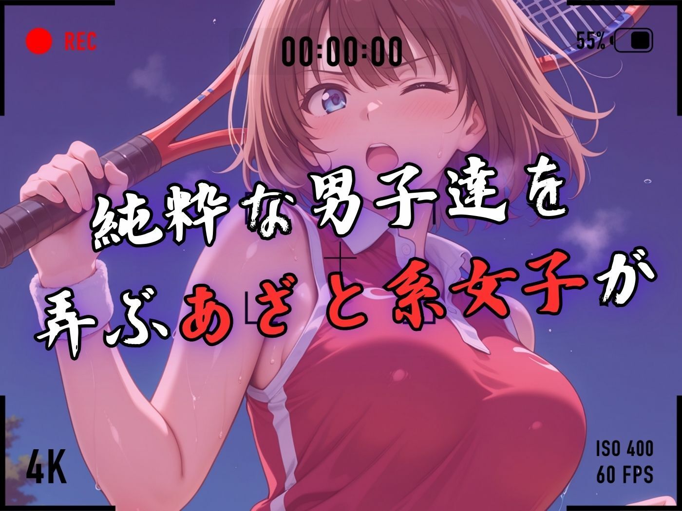 【4Kイラスト】1万3000人の生徒を抱いた校長による森あかりへの性指導(テニス編) 画像3