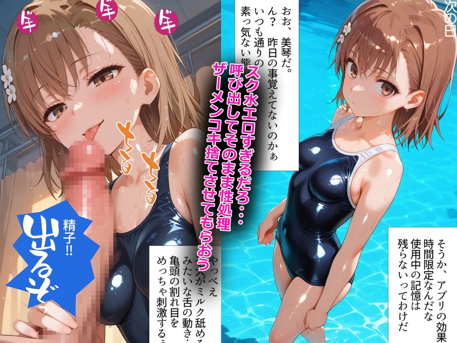 催〇アプリ開発されたカラダ抗えない快楽ボテ腹追加ver-御坂編- 画像3