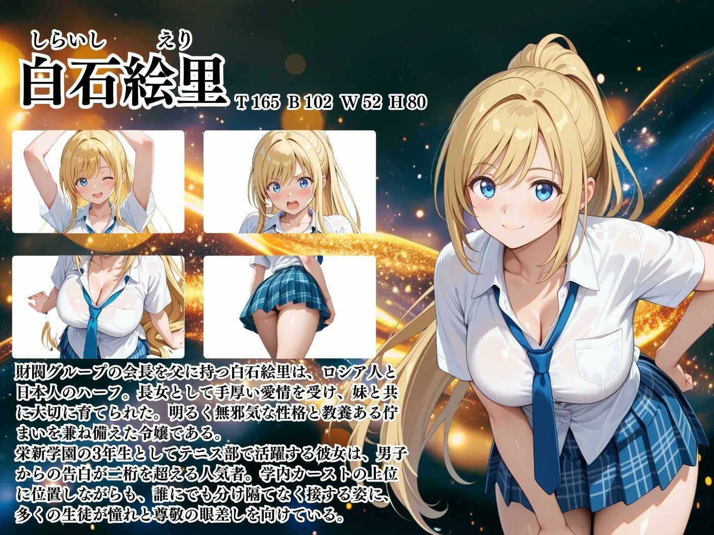 【4Kイラスト】1万3000人の生徒を抱いた校長による白石絵里への性指導(ブルマ編) 画像2