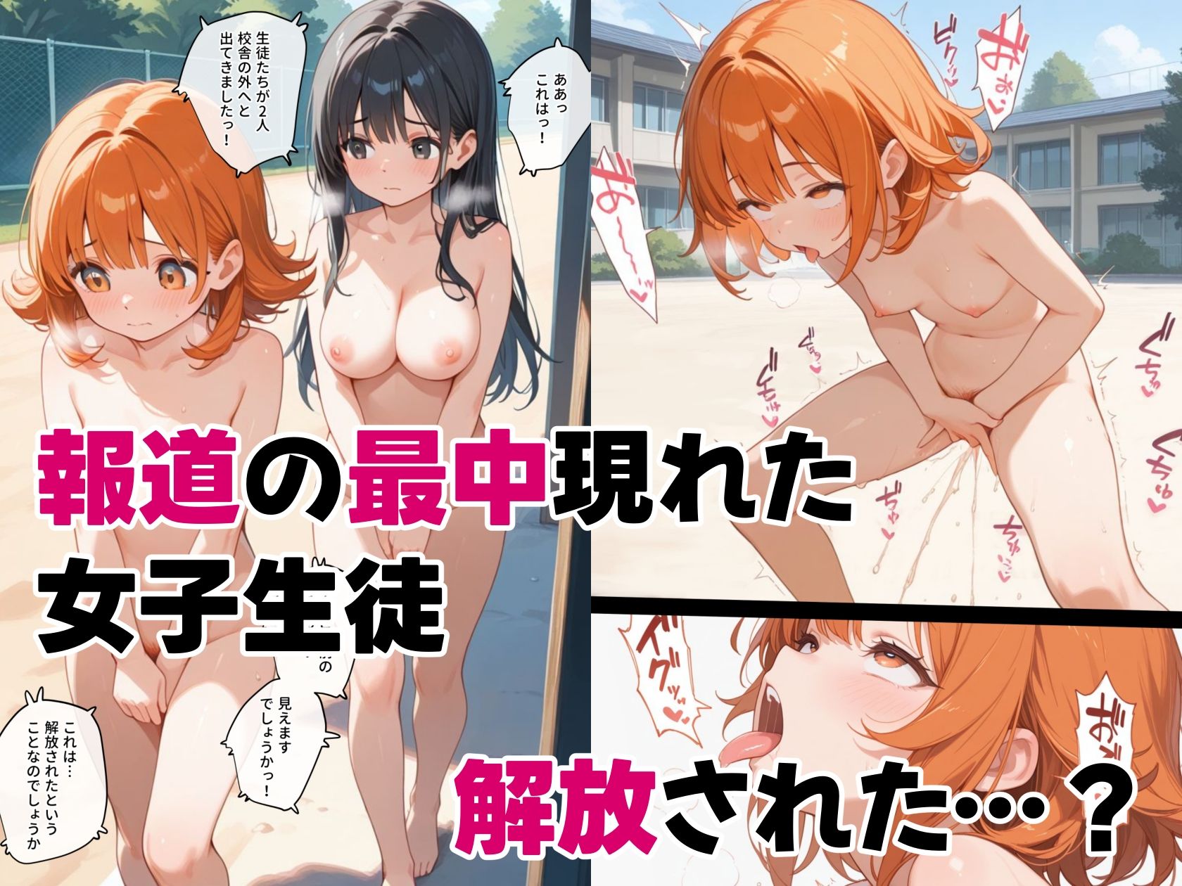 学校を占拠したテロリストがド変態だったら 画像8