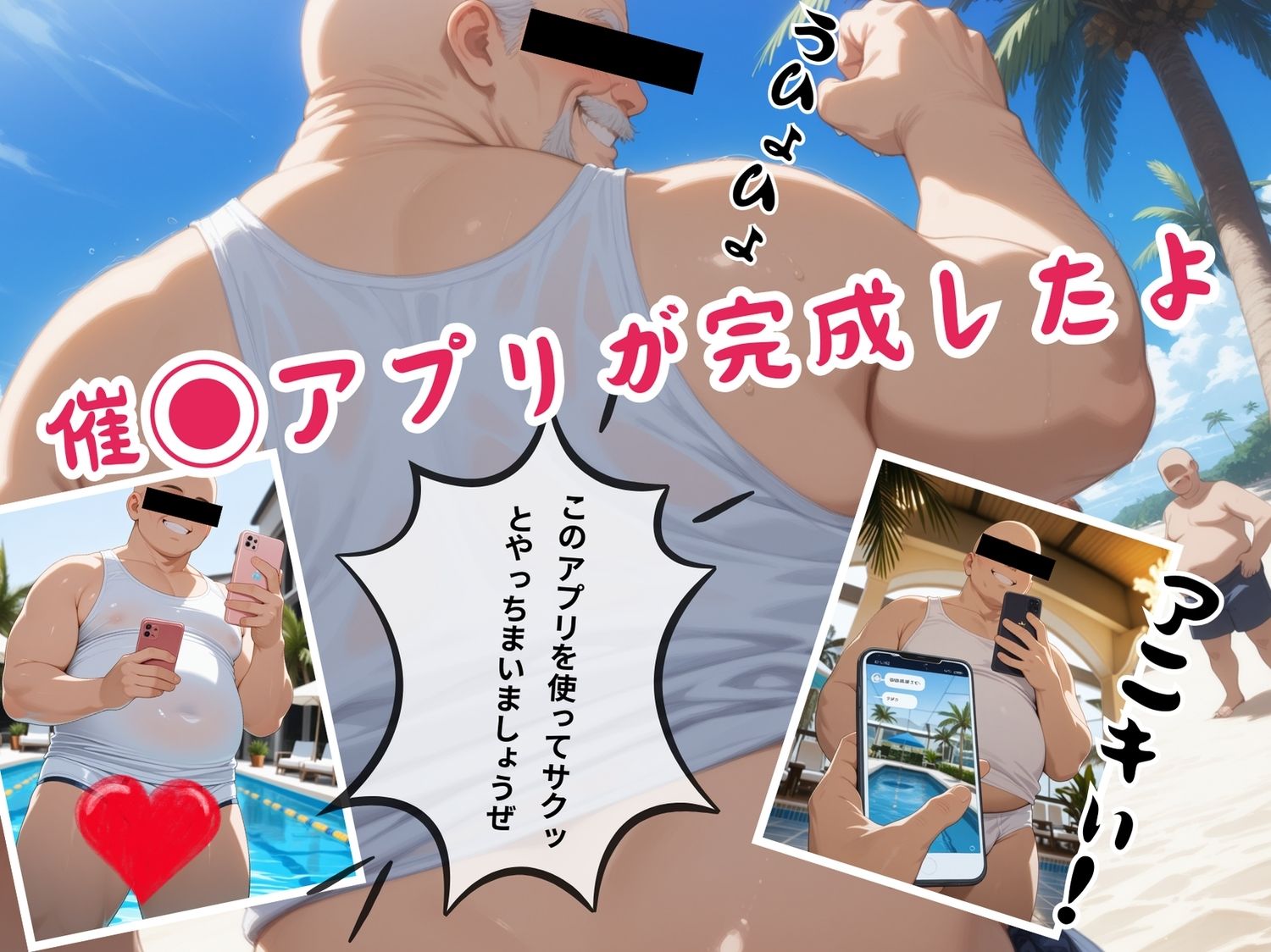 【寝取られ】種付け催●TRICK 〜水着 編〜 画像1