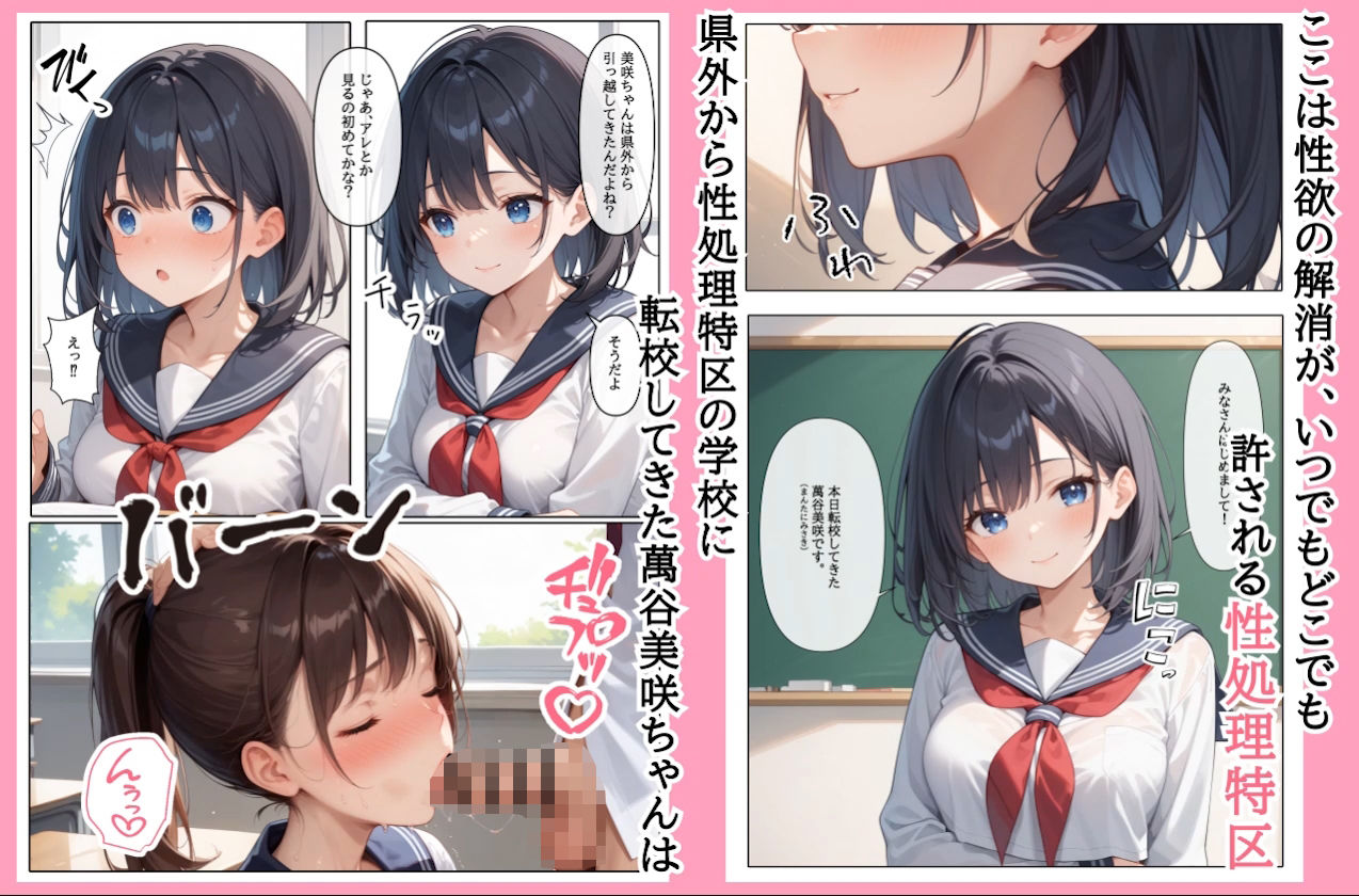 【コミック版】性処理学園〜性処理と転校生編〜 画像1