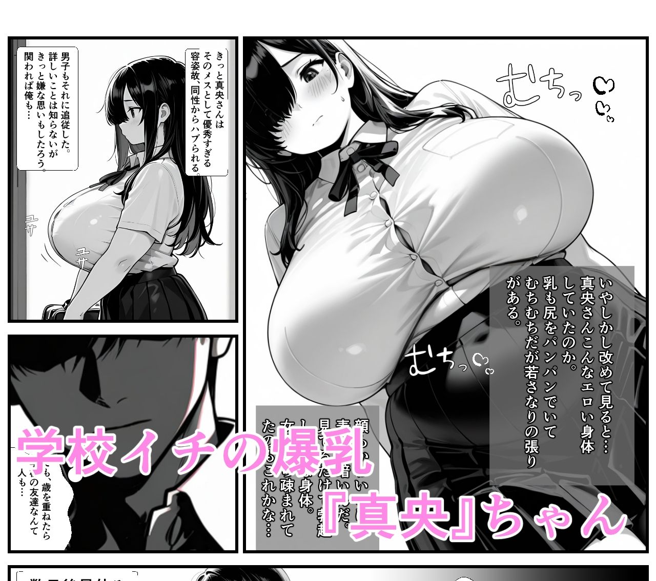 学校イチ爆乳だけどぼっちの同級生を一人占めしてべろちゅー中出しセックス 画像1