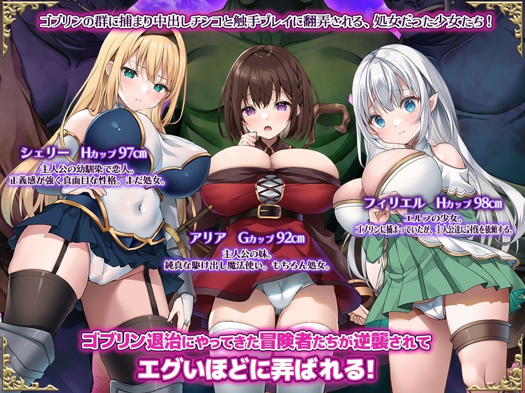 受胎ファンタジー 〜ゴブリン退治に失敗して彼女も妹もバチクソに犯●れ、 亜人の苗床にされたけど嬉しそうに出産カタルシス!〜 画像1