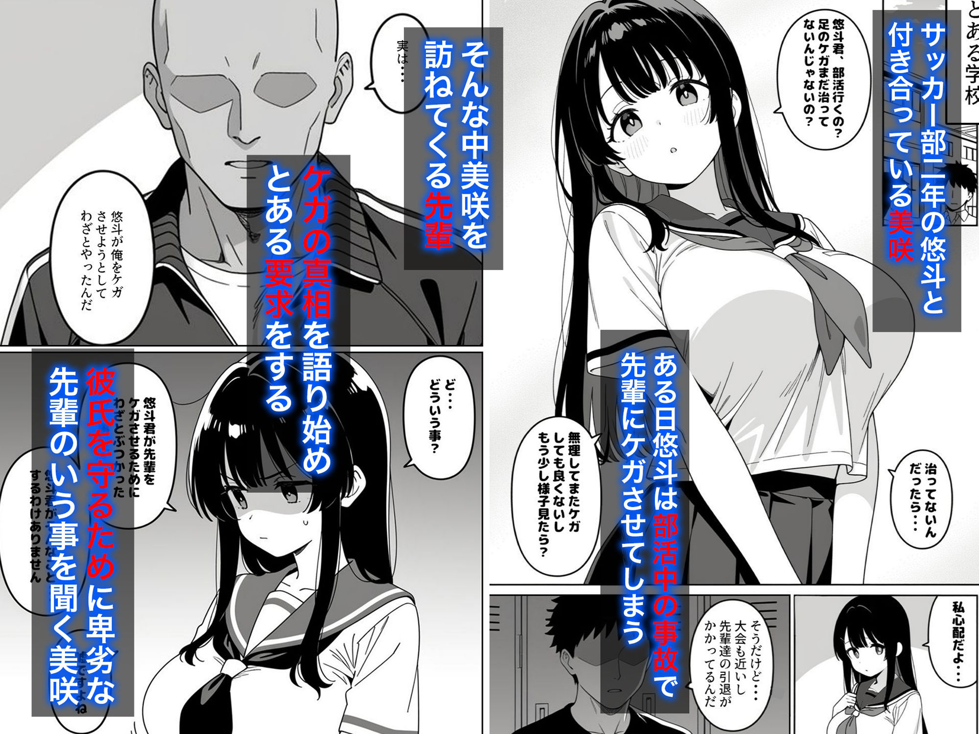 彼氏を守るために先輩の女になりました 画像1