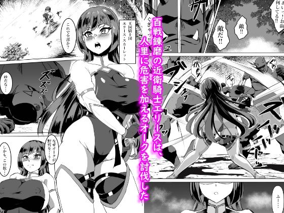 一騎当千の女騎士がオークに敗北し連続アクメ調教で快楽堕ちする話 画像2