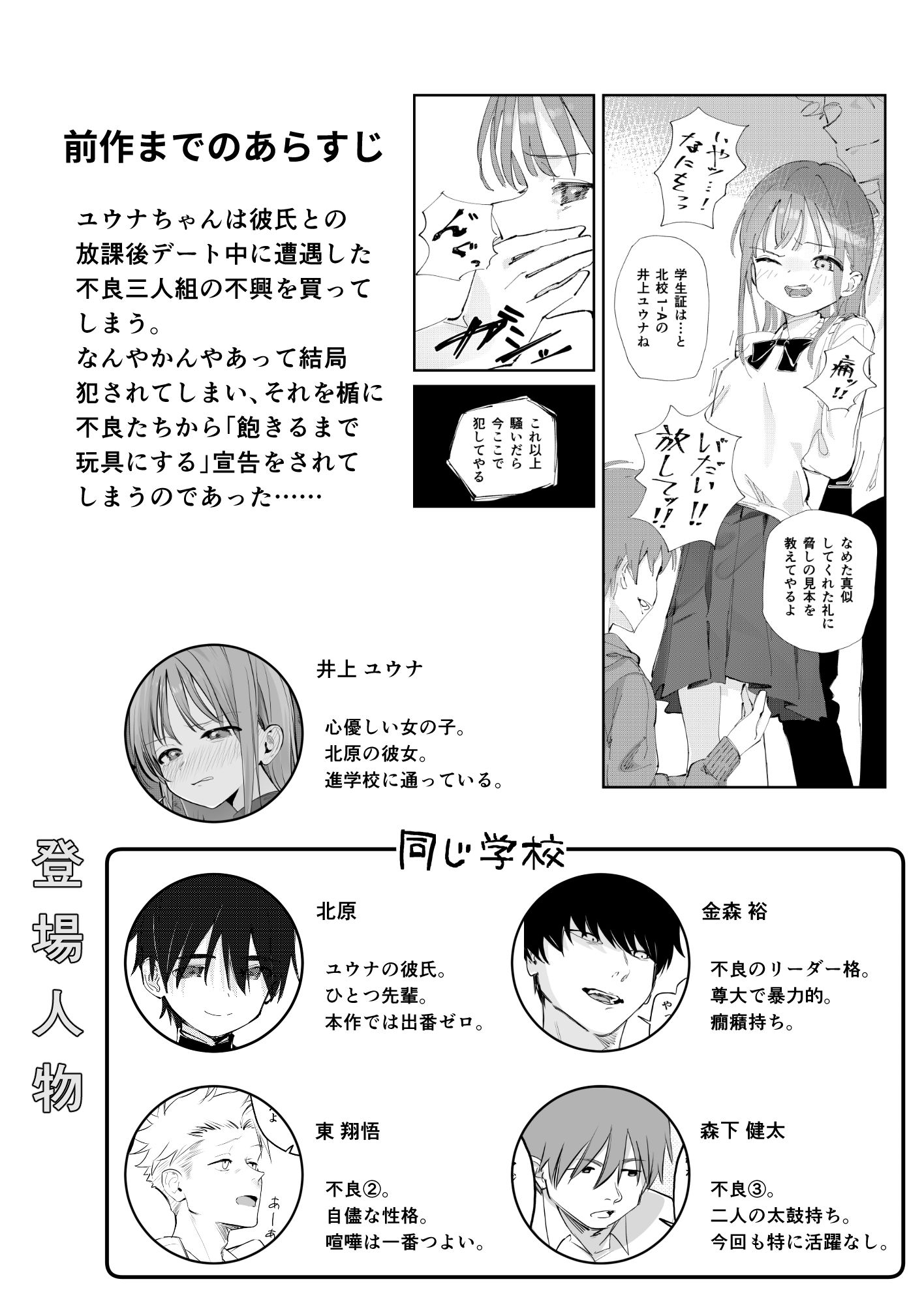 優しくて健気な女の子が理不尽に不良たちのおもちゃにされる本 画像1
