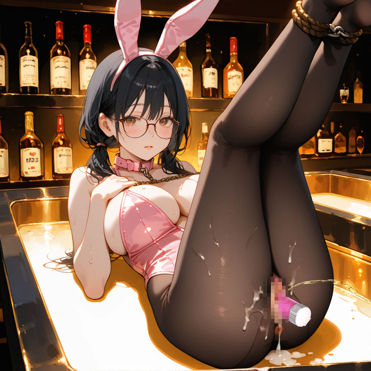 【美麗335枚】BunnySMbar ドMなバニーガールとハプニングが起きるお店 Part2 画像6