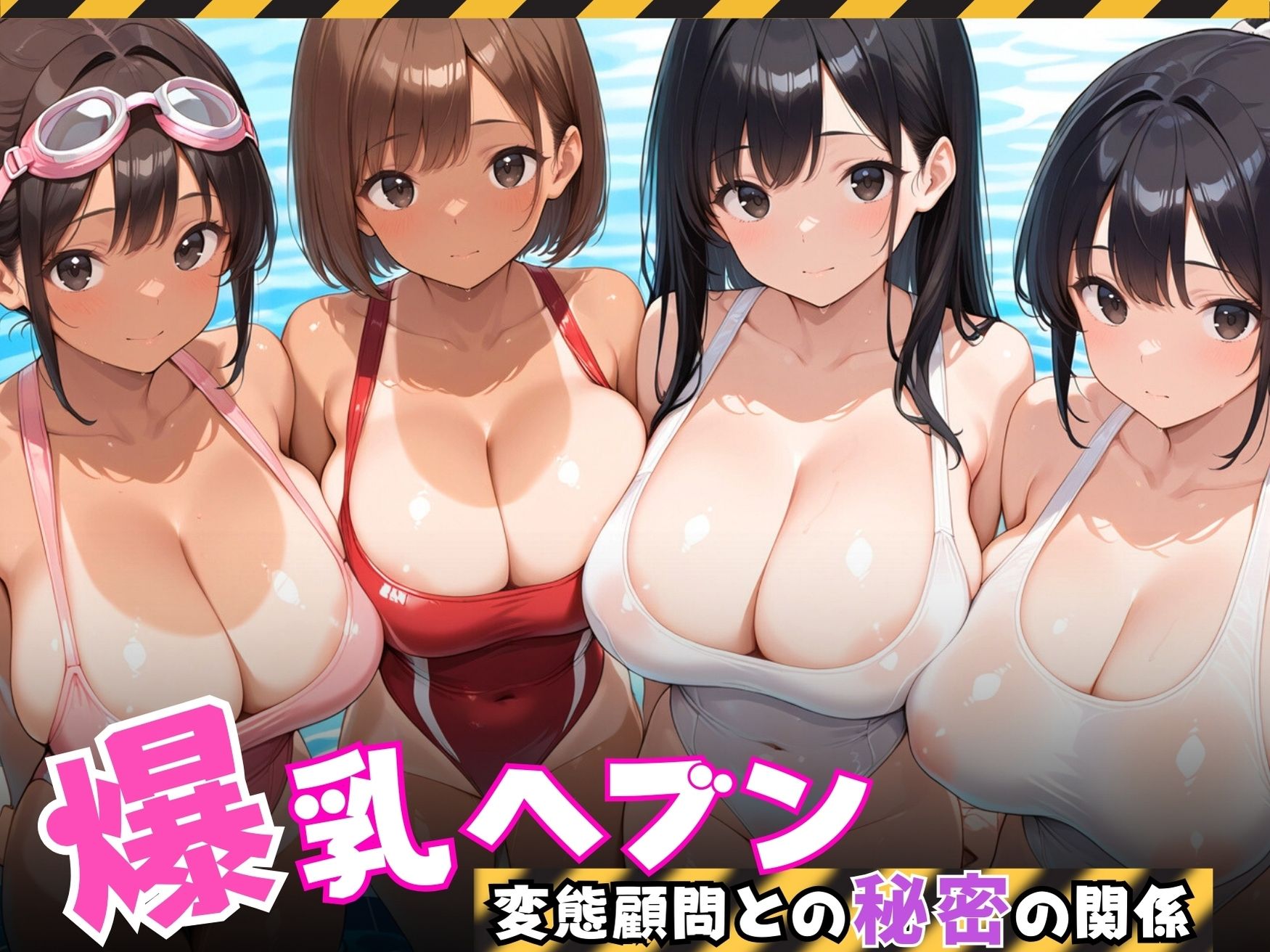 【爆乳ヘブン】爆乳水泳部、変態顧問との秘密の関係 画像1