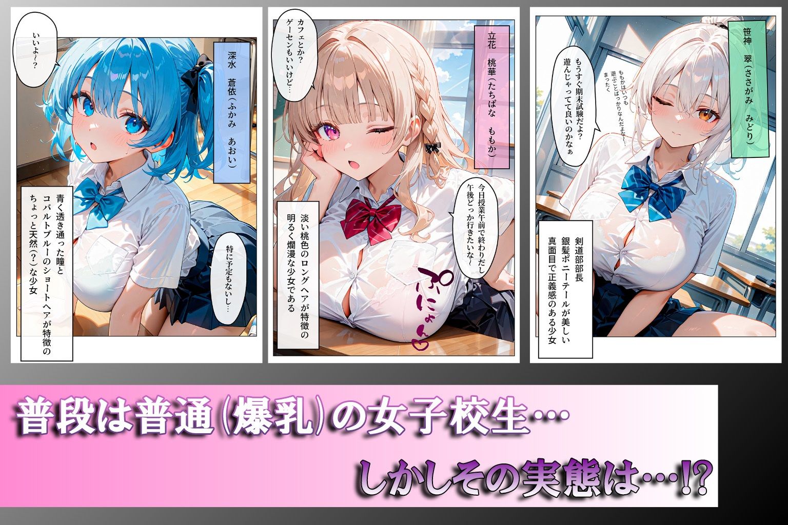 【フルカラーコミック】爆乳魔法少女、敗北確定!〜触手モンスターの苗床にされた少女たち〜 画像1