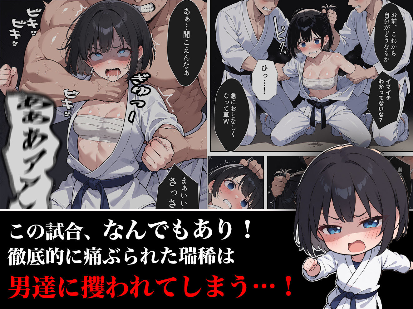 負けたら即中出しセックス 愛する道場を守るために道場破りに挑む天才柔道少女の話 画像4