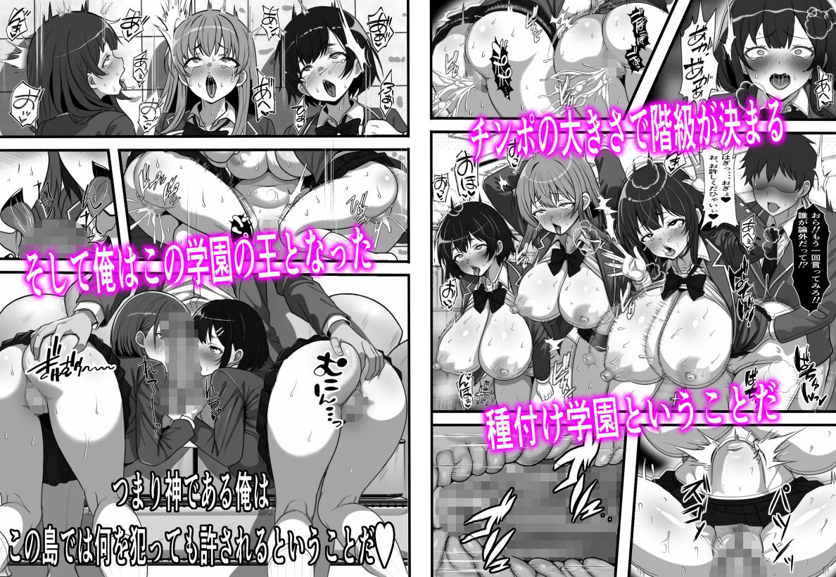 デカチン過ぎて風俗も出禁の俺がチンポの大きさで階級が決まる種付け島に引っ越した結果 画像2
