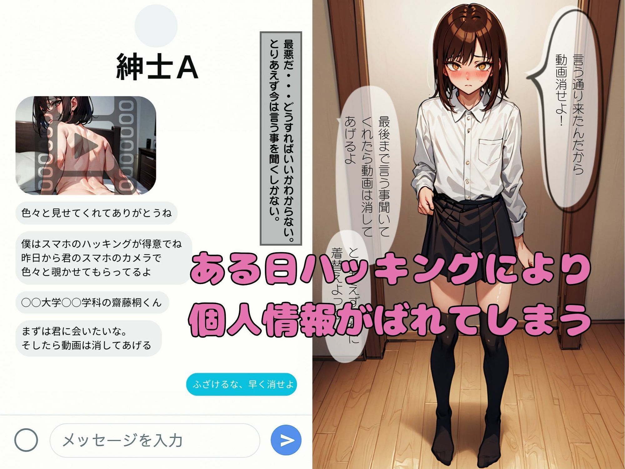 女装してネカマチャットしてたら特定&調教された話 画像3