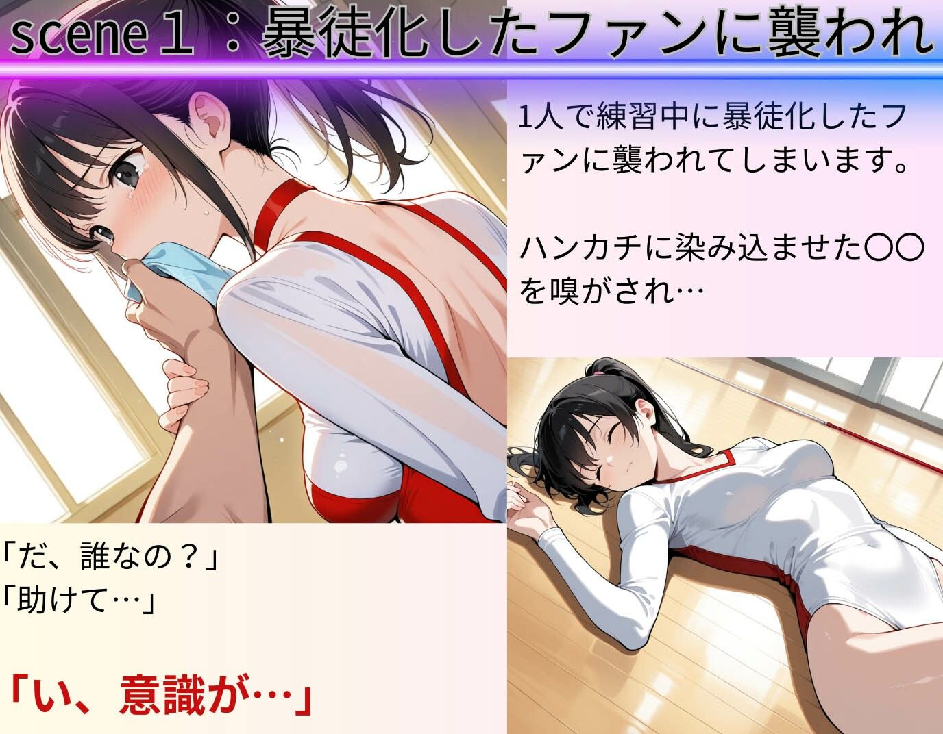 新体操の美少女アイドル!連続ピストンで清純な若ま〇こを抉られ強●絶頂の連続! 画像3
