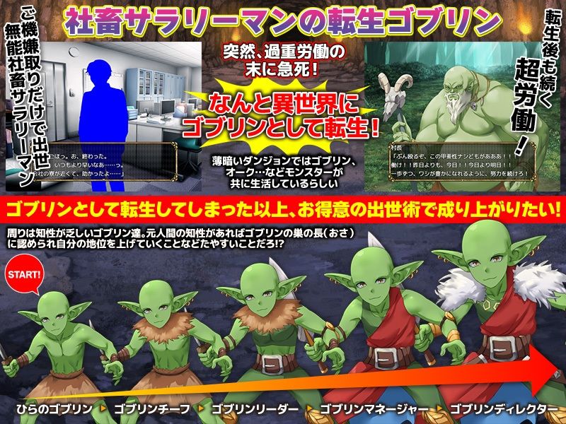 社畜の末の転生でゴブリンですか!? 画像1
