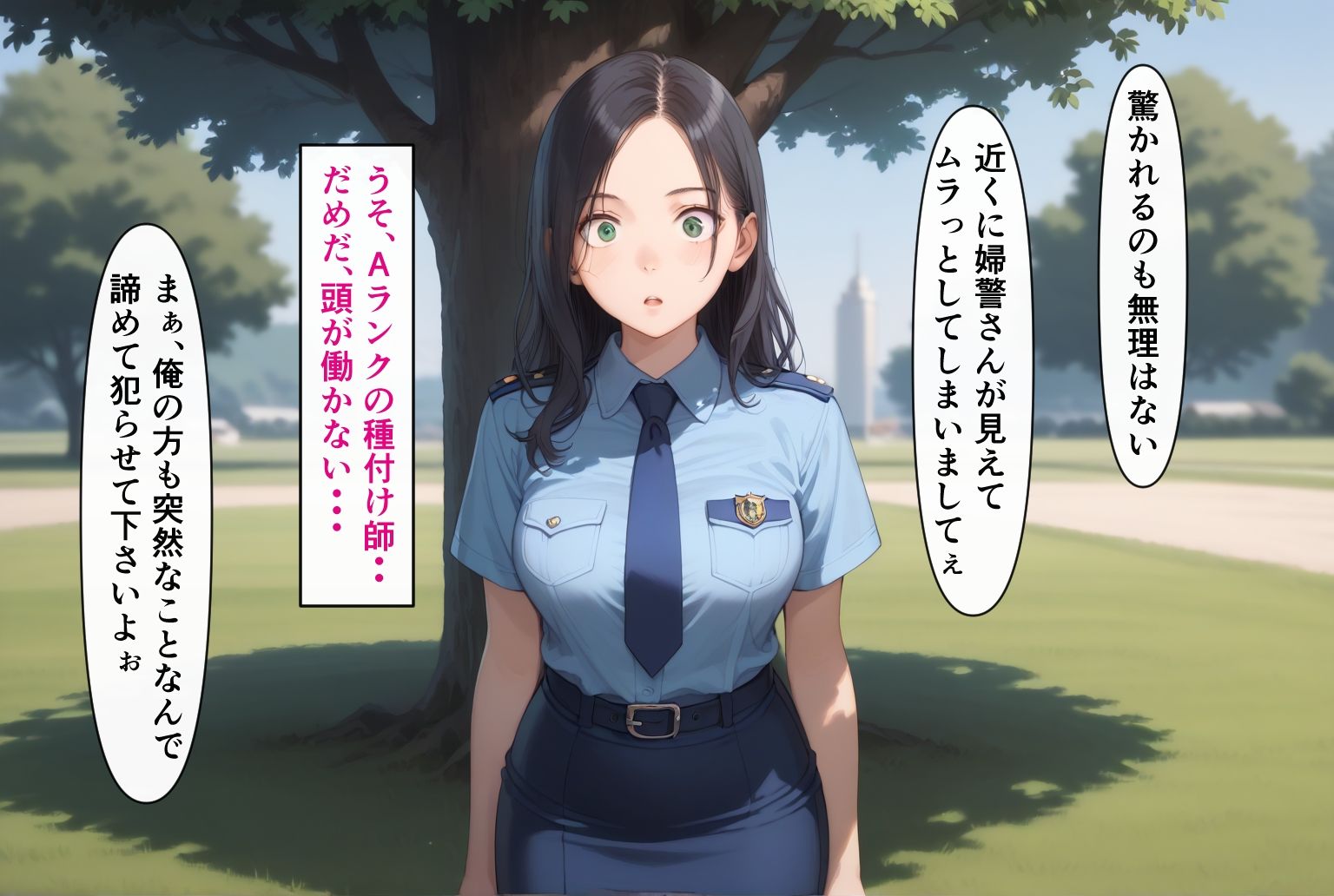 種付けおじさん（弟）は気楽にイキたい 公園で見かけた婦警さん 画像2