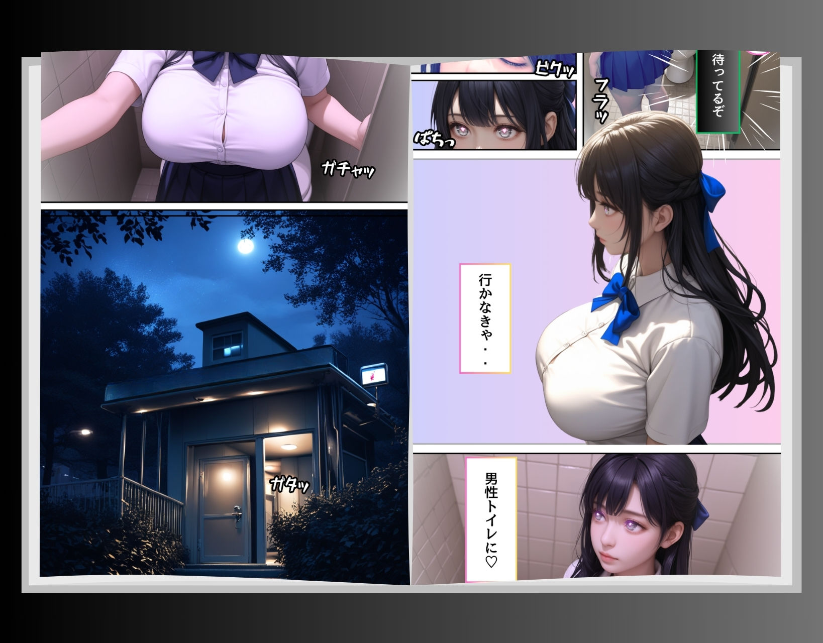 トイレに寄っただけなのに・・催〇クリームでむちむちJ〇を性支配 画像5